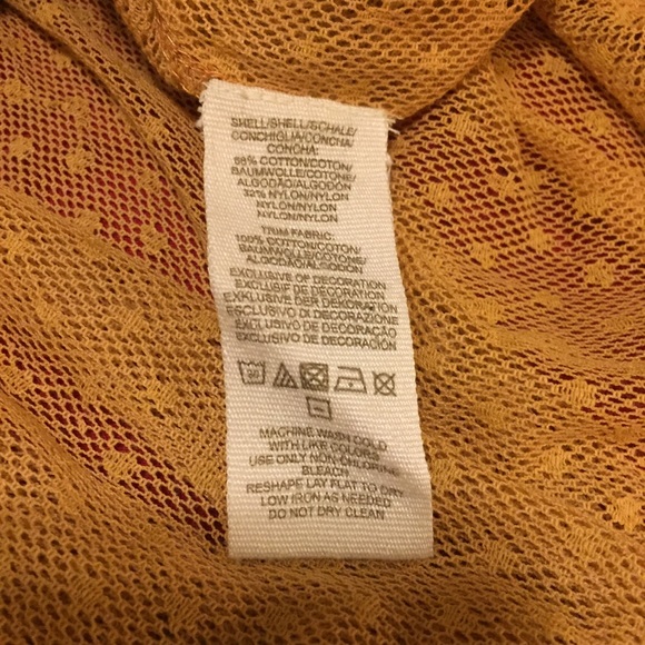 Free People Sheer Embroidered Boho Blouse X-Small - Picture 8 of 9